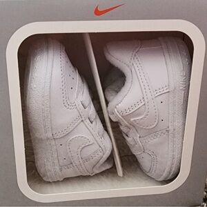 White Air Force 1 crib shoes